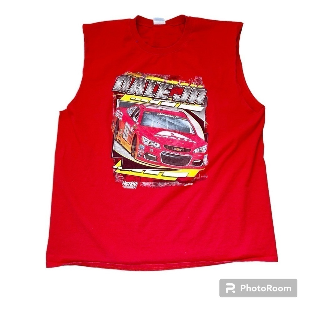 NASCAR Dale JR Gildan Ultra Cotton xl Muscle Shirt Hendrick Motor Sports
